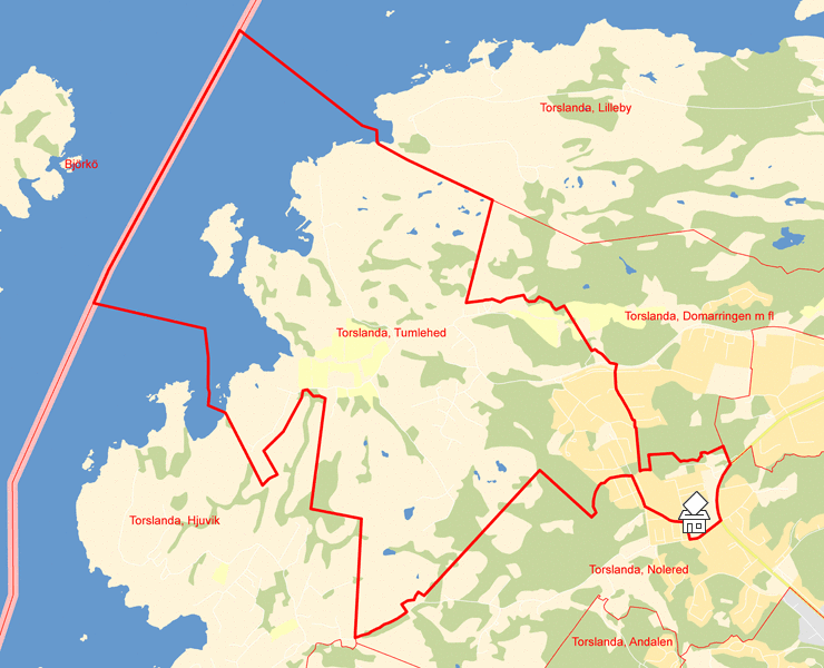 Karta över Torslanda, Tumlehed