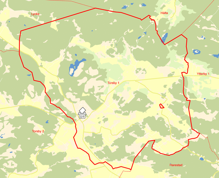 Karta över Torsby 1