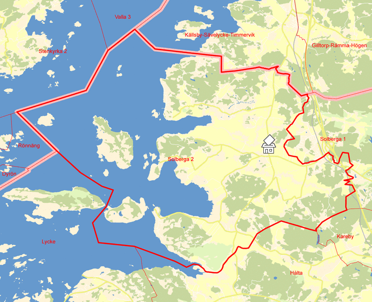 Karta över Solberga 2