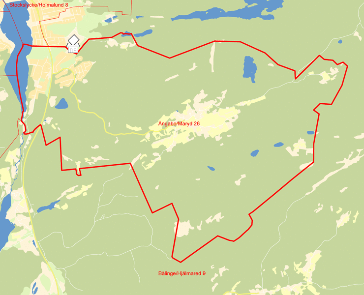 Karta över Ängabo/Maryd 26