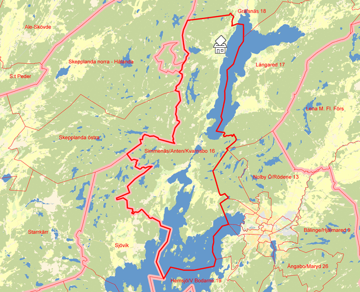 Karta över Simmenäs/Anten/Kvarnabo 16