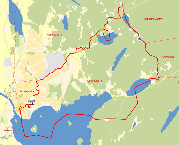 Karta över Askersund  1