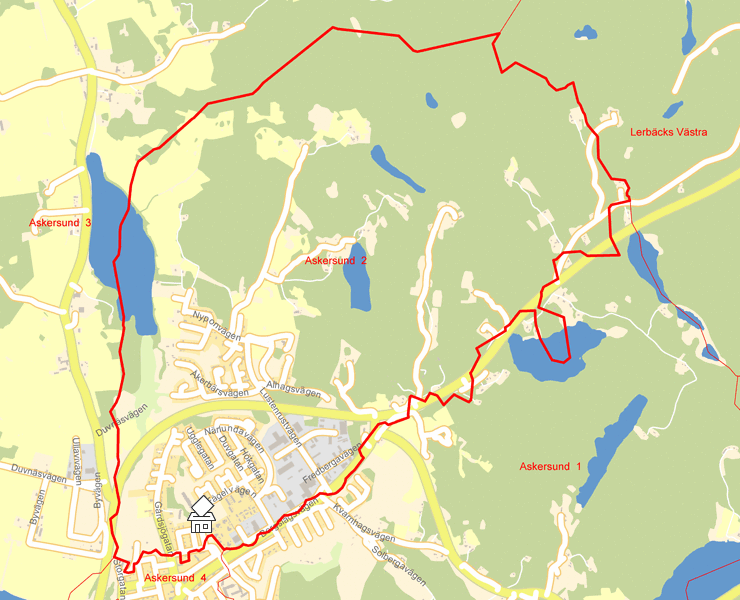 Karta över Askersund  2