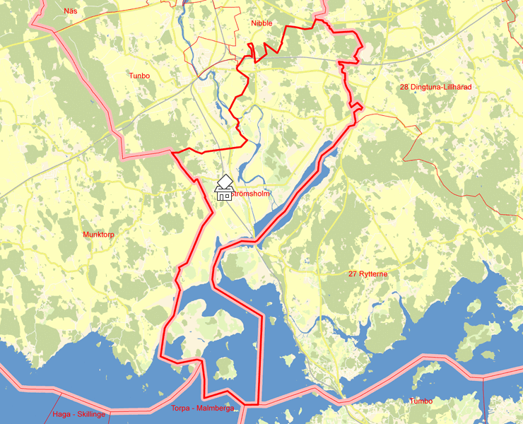 Karta över Strömsholm