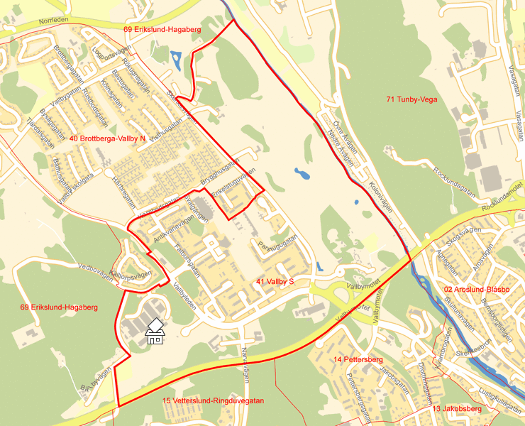 Karta över 41 Vallby S