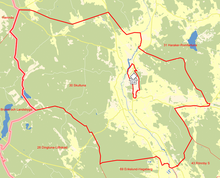 Karta över 30 Skultuna