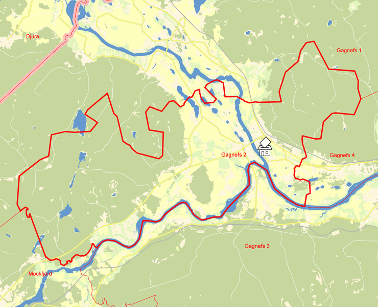 Karta över Gagnefs 2