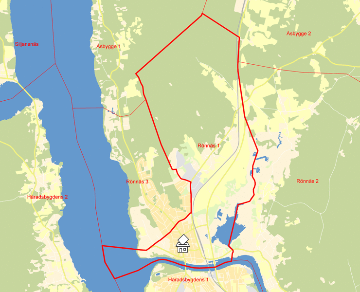 Karta över Rönnäs 1