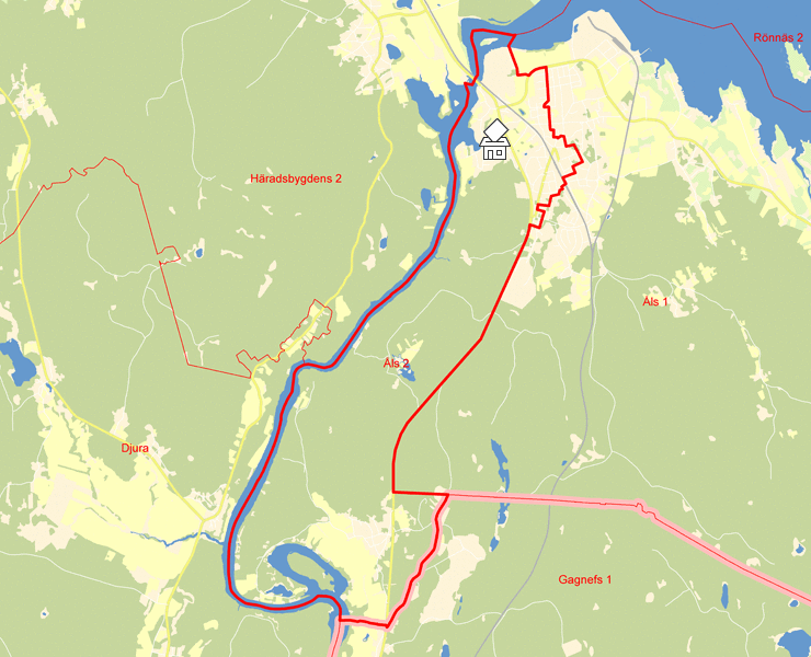 Karta över Åls 2