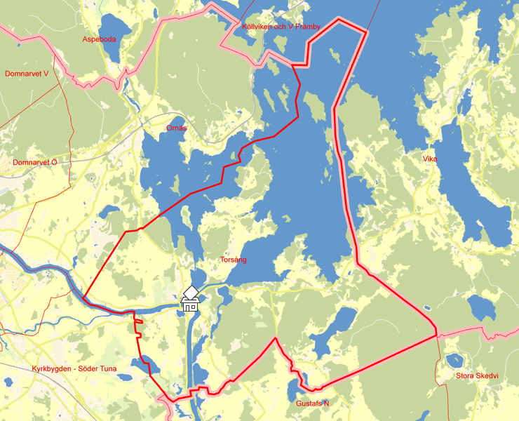 Karta över Torsång