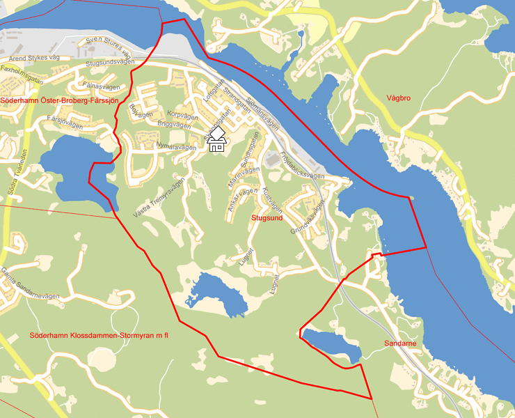 Karta över Stugsund