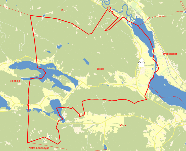 Karta över Billsta