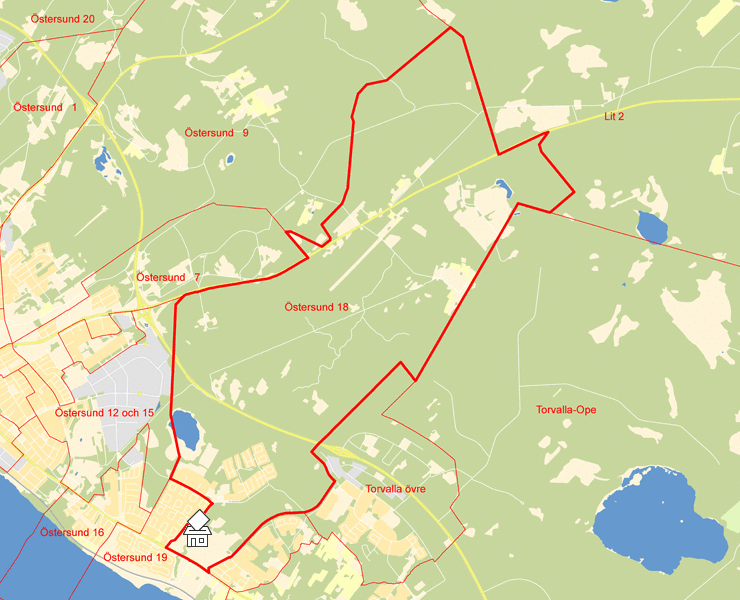 Karta över Östersund 18