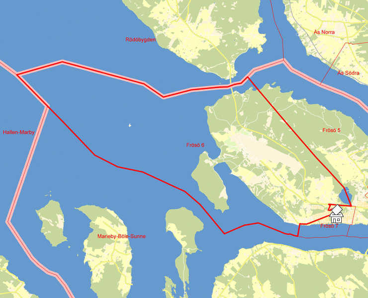 Karta över Frösö 6