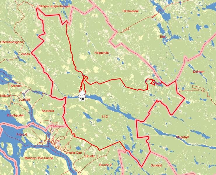 Karta över Lit 2