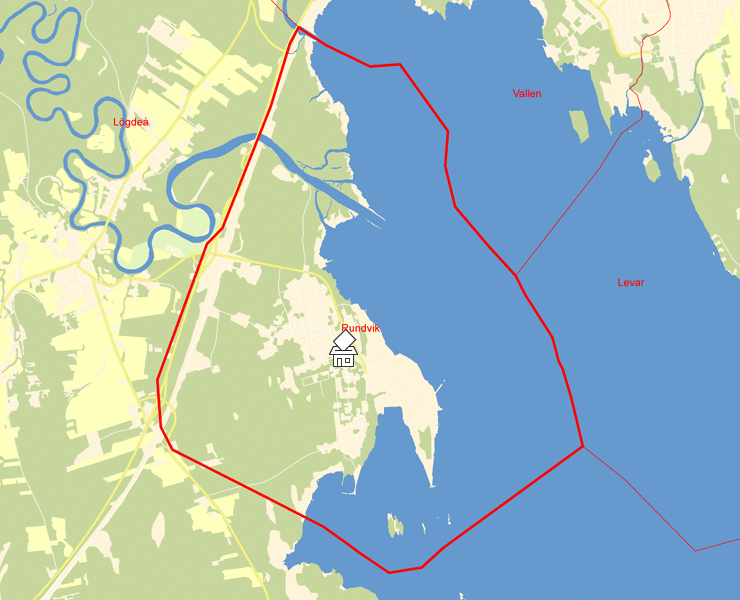 Karta över Rundvik