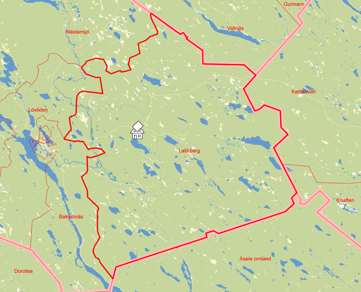 Karta över Latikberg