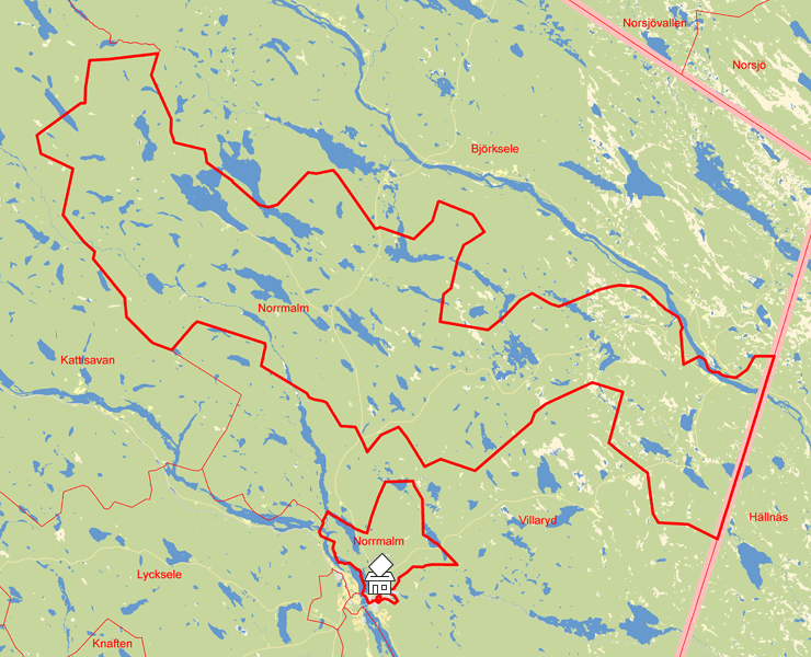 Karta över Norrmalm