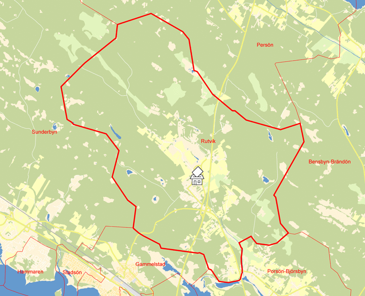 Karta över Rutvik