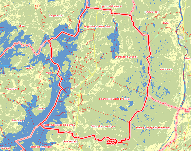 Karta över Stenungsund