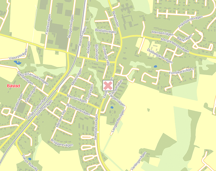 Karta över Båstad