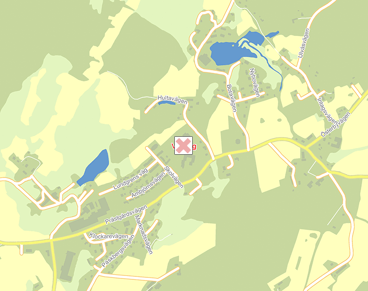 Karta över Varberg
