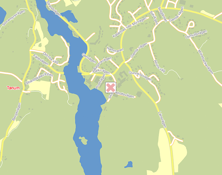 Karta över Tanum