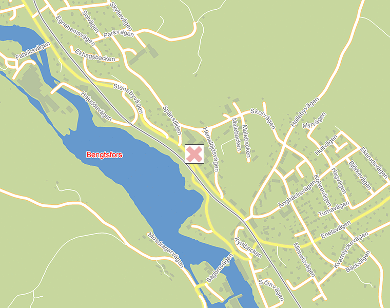 Karta över Bengtsfors