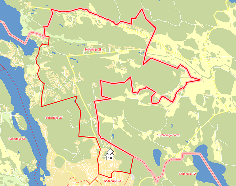 Karta över Södertälje 28