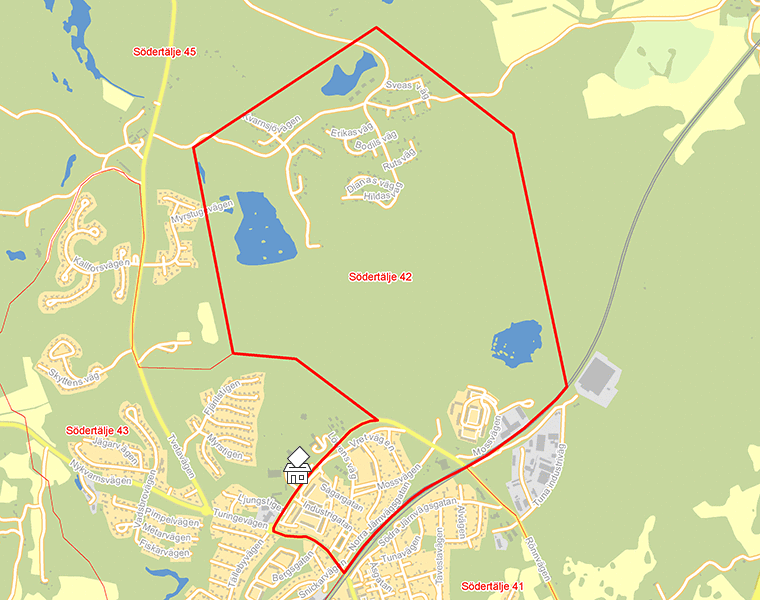 Karta över Södertälje 42