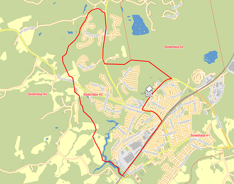 Karta över Södertälje 43