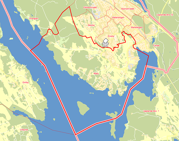 Karta över Råby
