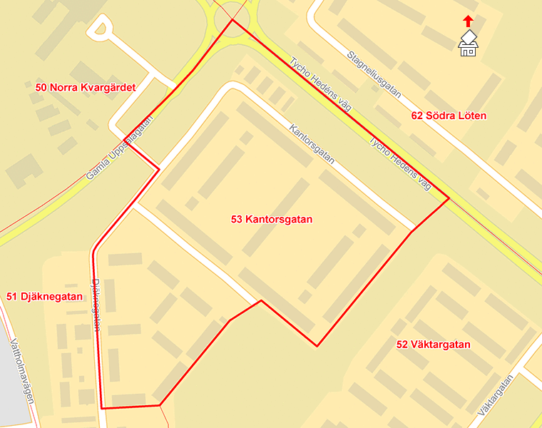 Karta över 53 Kantorsgatan