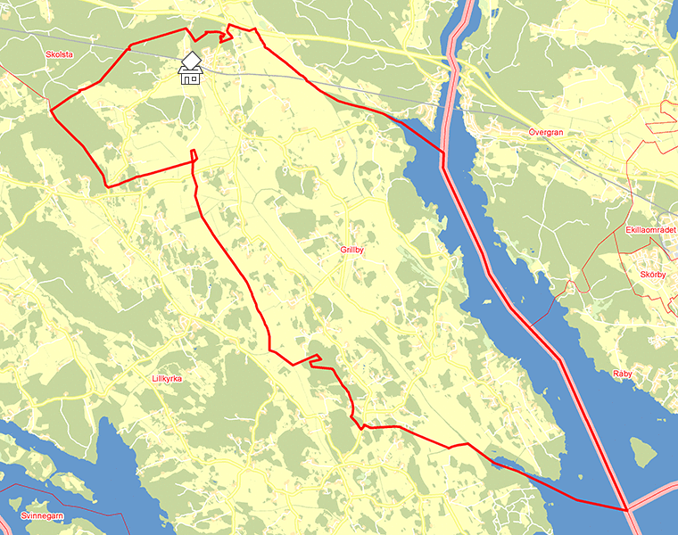 Karta över Grillby