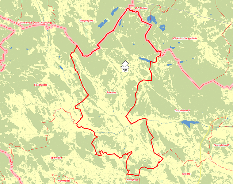 Karta över Torstuna