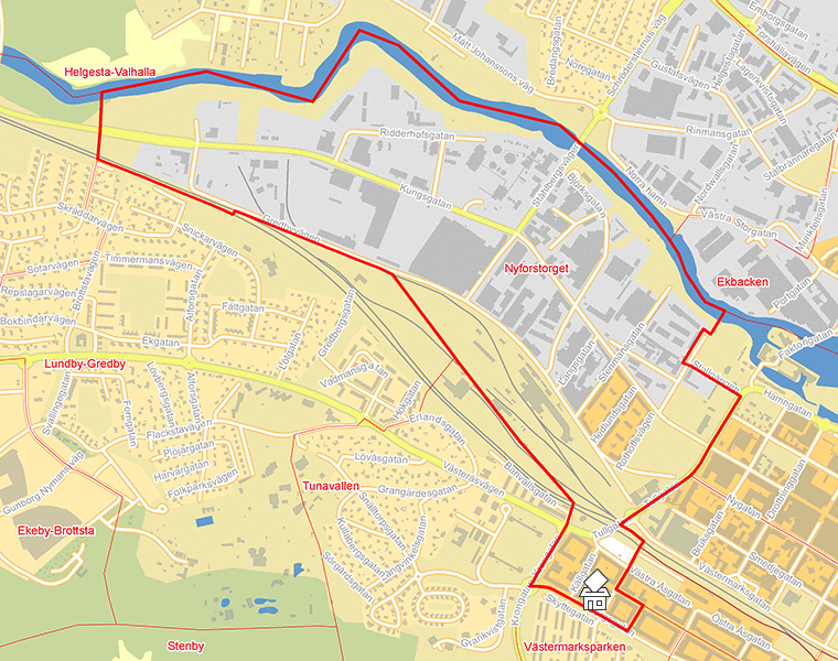 Karta över Nyforstorget