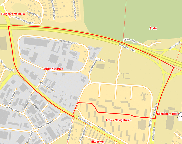 Karta över Årby-Notarien