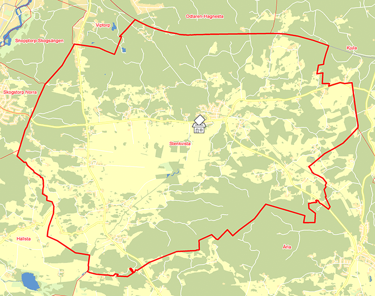 Karta över Stenkvista