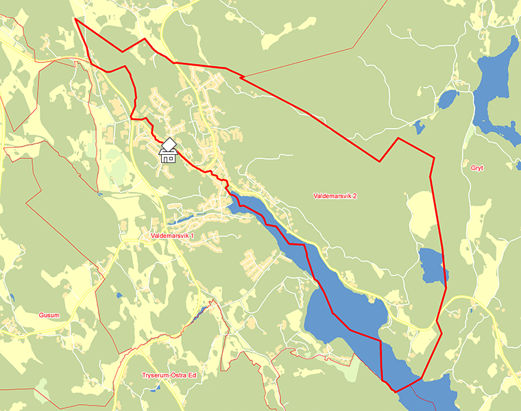 Karta över Valdemarsvik 2