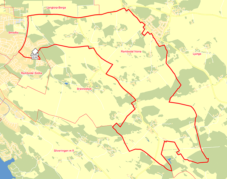Karta över Rambodal Norra
