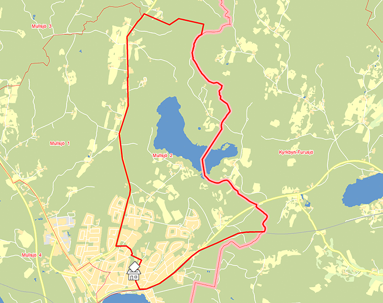 Karta över Mullsjö  2