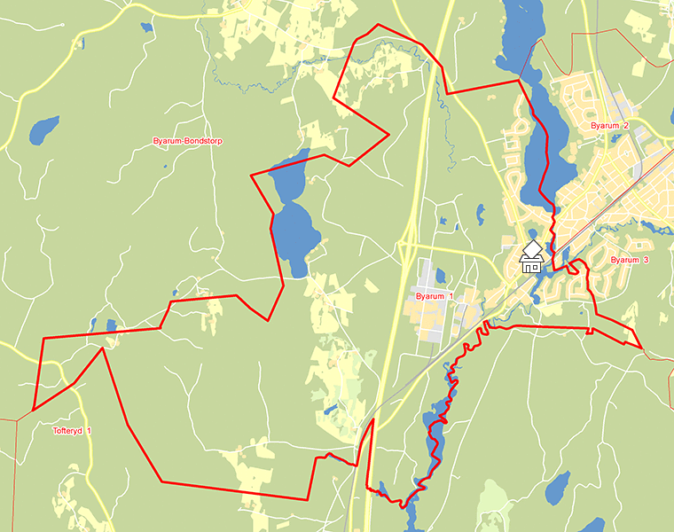 Karta över Byarum  1