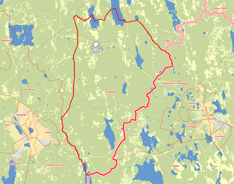Karta över Anneberg
