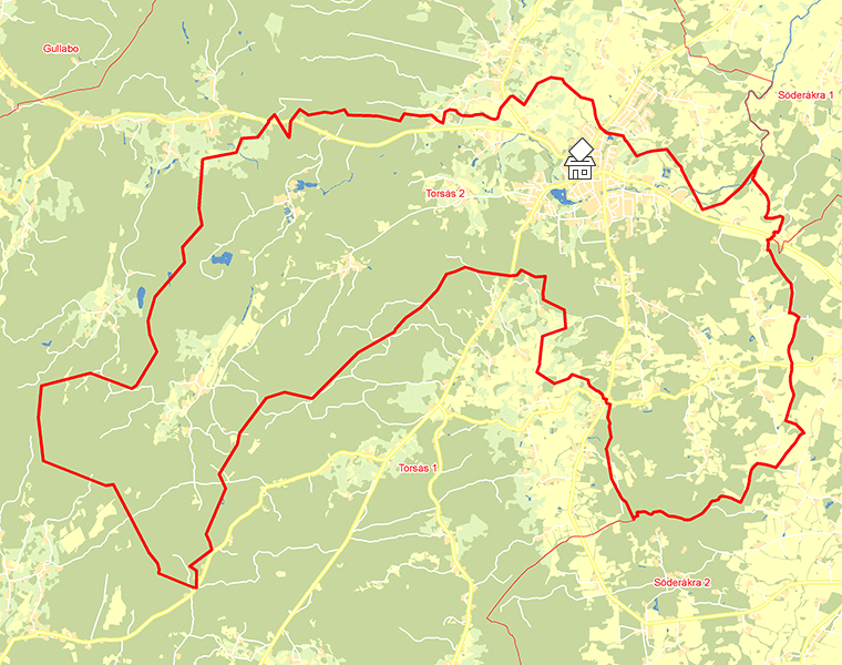 Karta över Torsås 2