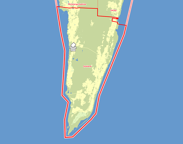 Karta över Sydöland