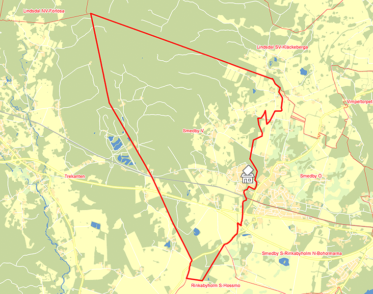 Karta över Smedby V
