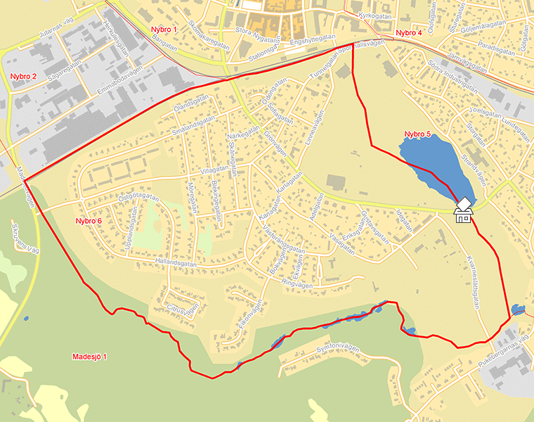 Karta över Nybro 6