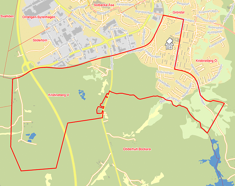 Karta över Kristineberg V