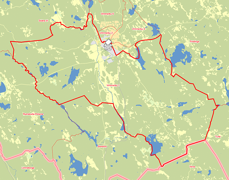 Karta över Vimmerby 1
