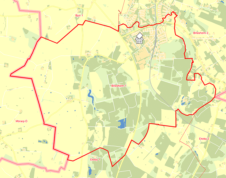 Karta över Billesholm 1